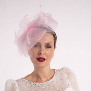 Crinoline Fascinator Red