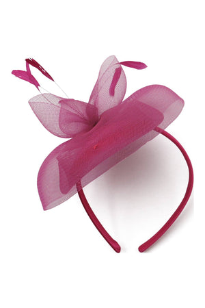 Morgan & Taylor - Elisa Fascinator in Cerise