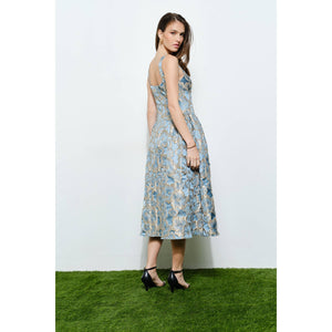 midi romantic dress Ana Jacquard Midi Dress M