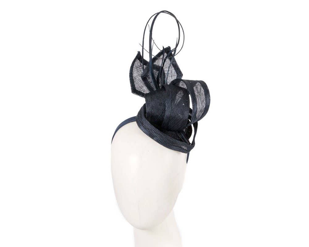 Racing Fascinator with Feathers