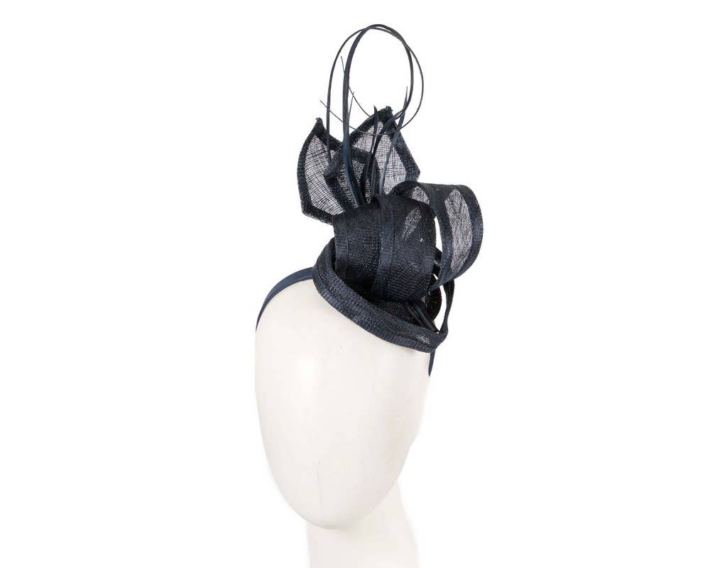 Racing fascinator with Feathers