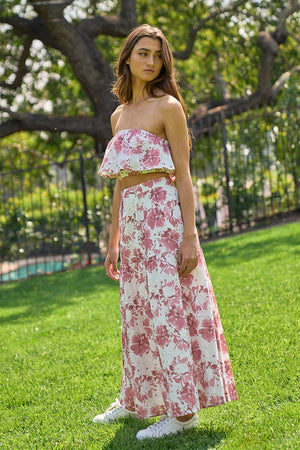 Floral Skirt Set