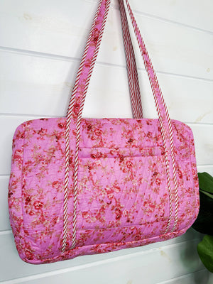 | Block Print | Weekender Bag | Floral