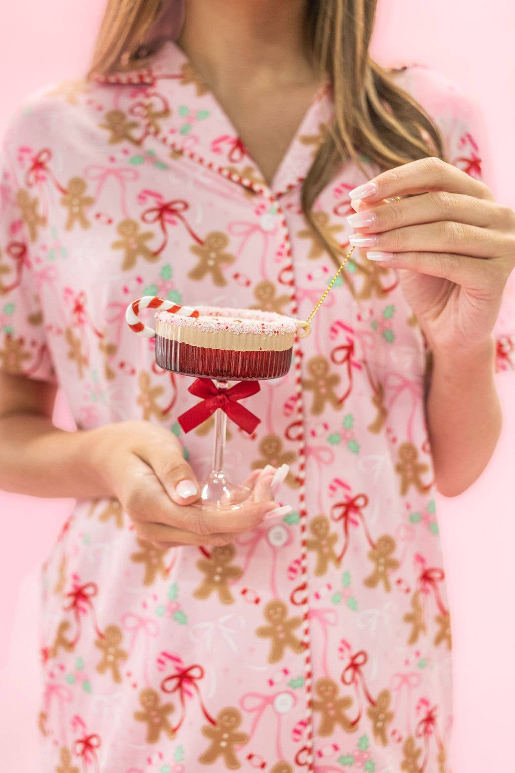 Espresso Martini Christmas Ornament - Peppermint Sleigh-tini