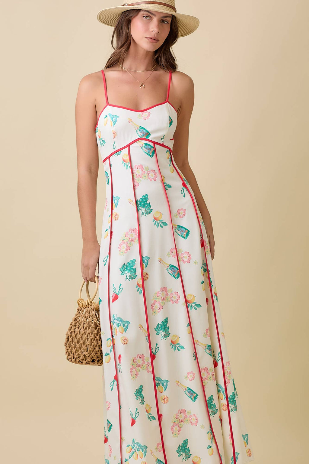 Vintage Maxi Strap Dress