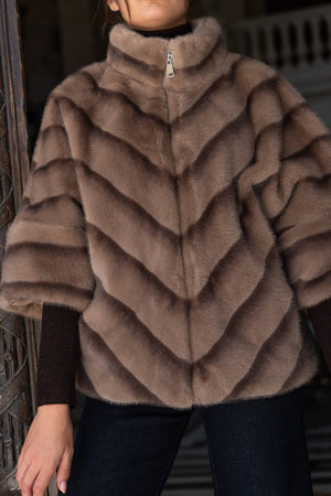 Copenhagen Faux Fur Cape Jacket