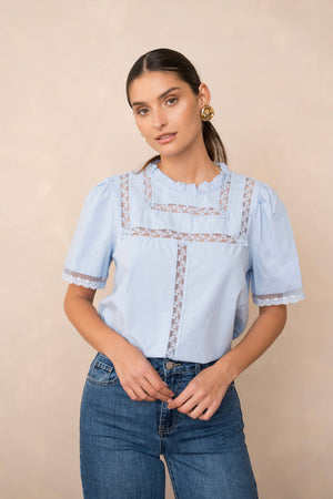 Victorian Collar Lace Top