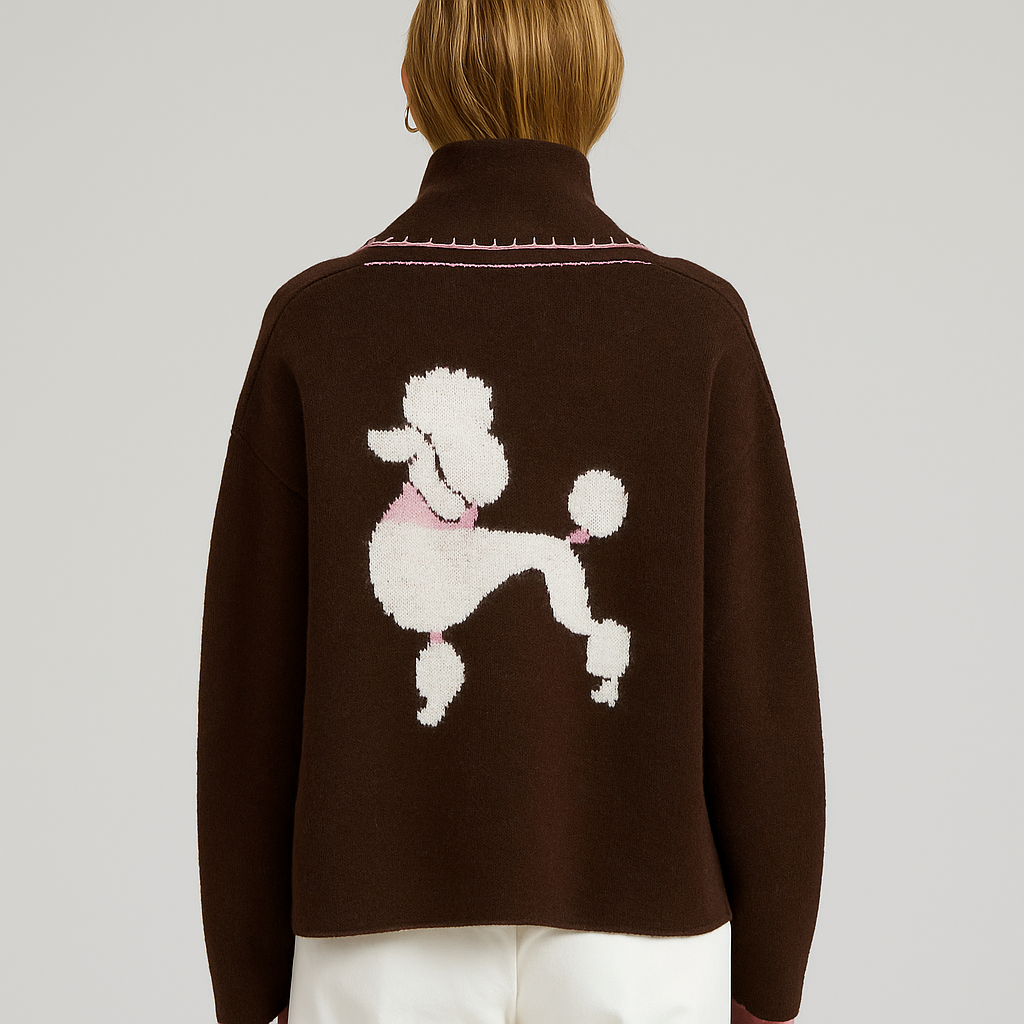 Signature Poodle Cardigan