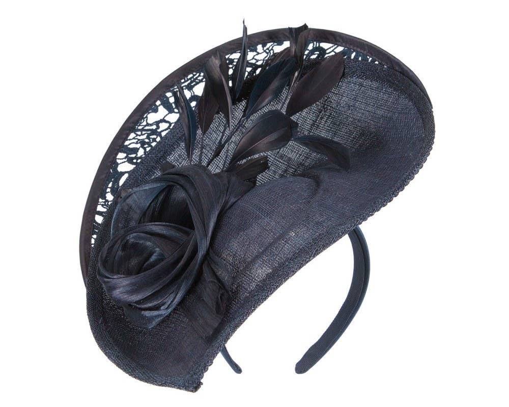 Sinamay & Lace Fascinator