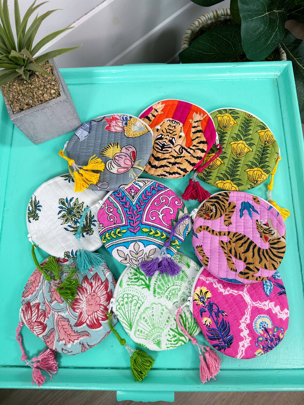 Quilted Coin Purse - Assorted Prints