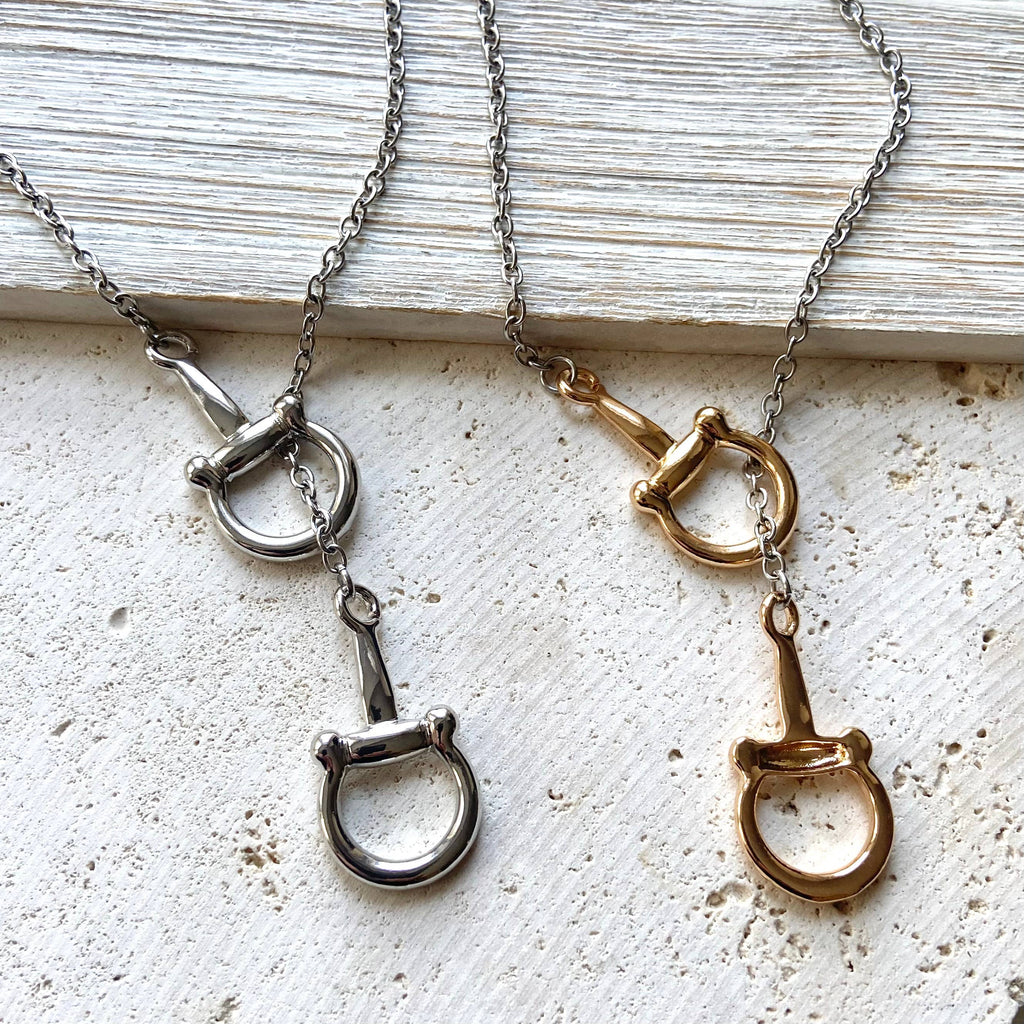 Horse Bit Stirrup Necklace