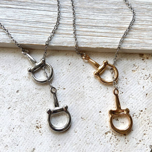 Horse Bit Stirrup Necklace