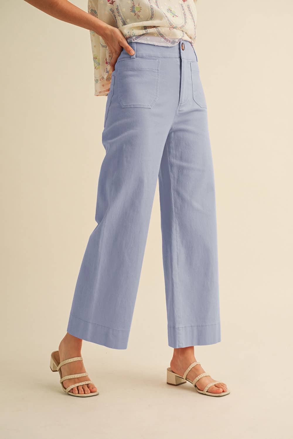 Corn Flower High Waisted Pants