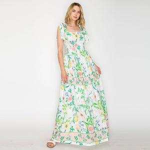 Romantic Garden Maxi Dress