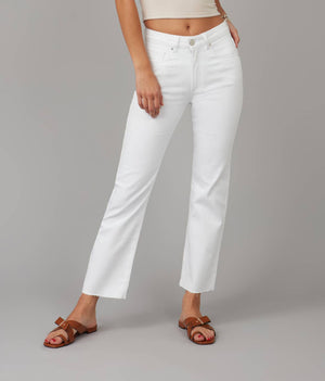 Denver High Rise Straight Crop Jeans