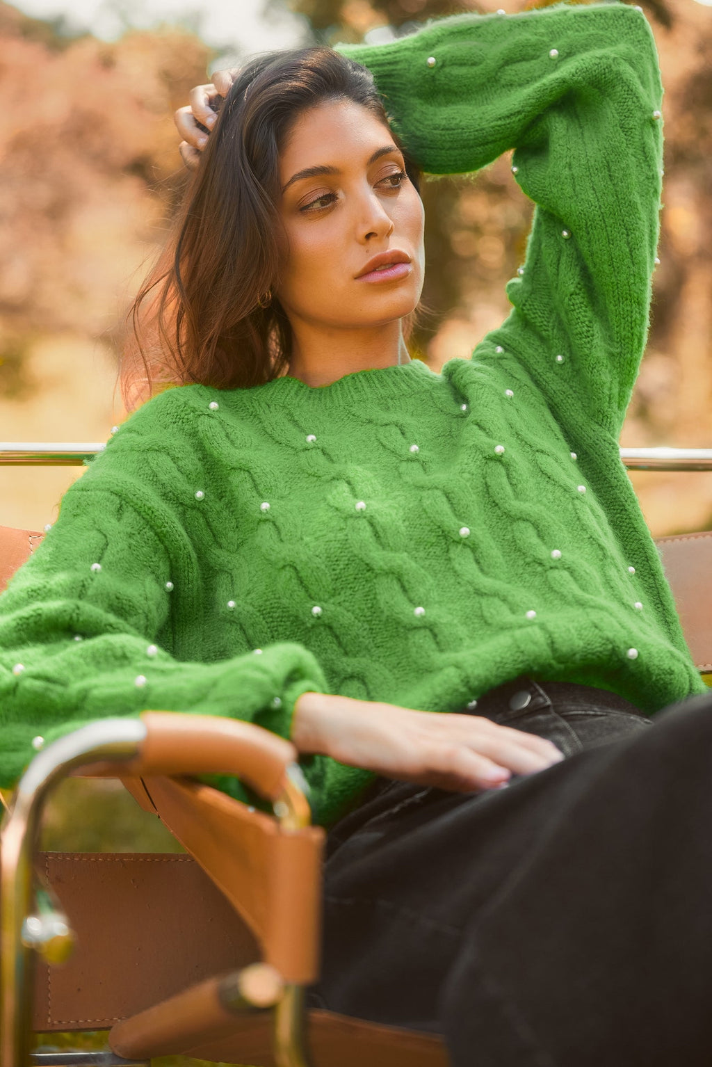 Spearmint Pearl Pullover