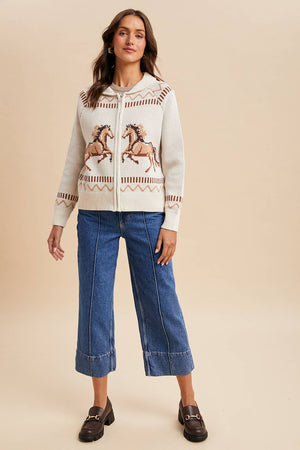 Zip Front Cardigan