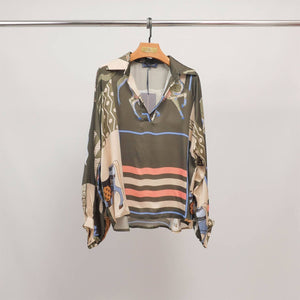 Long Sleeve Equestrian Tunic Top