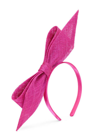 Morgan & Taylor - Madeline Fascinator in Hot Pink