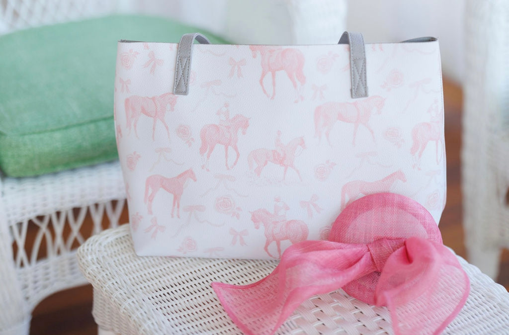 Toile Racing Tote