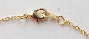Ballet Slipper Necklace - gold