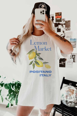Lemon Market Oversized Tee