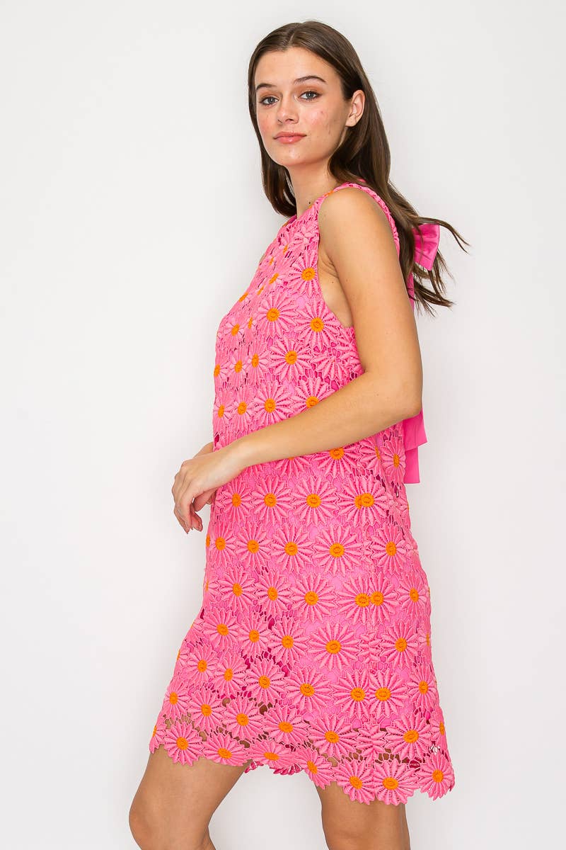 Pink Daisy Shift