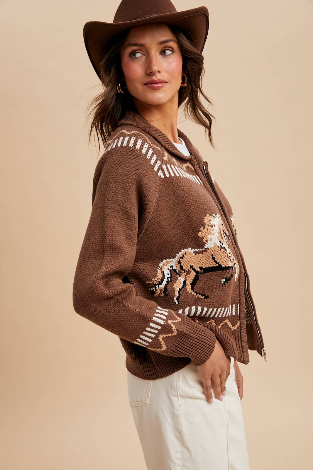Zip Front Cardigan