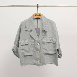 Blue Linen SHirt
