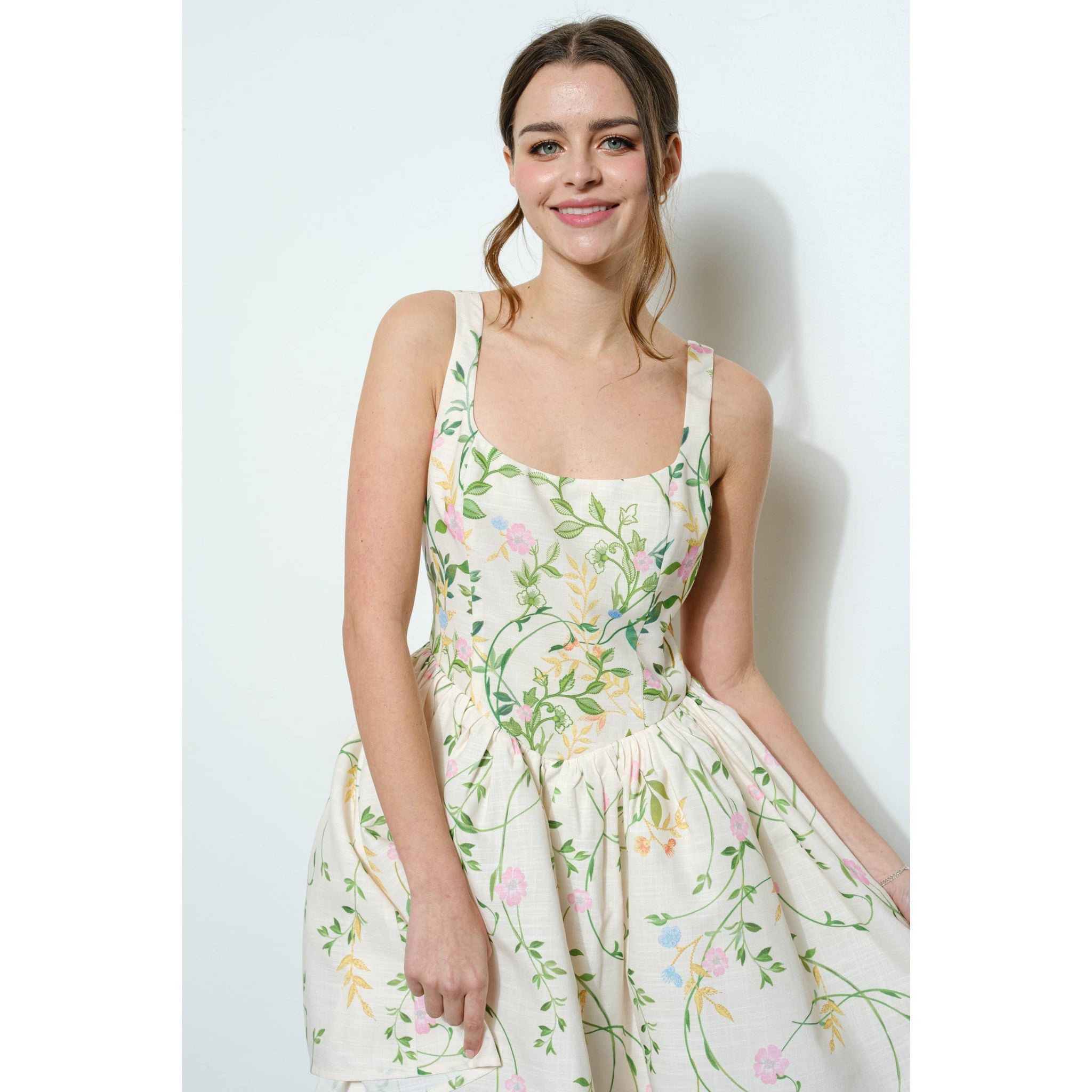Adeline Flare Mini Dress