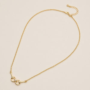Adjustable Gold Dipped Bit Chain Necklace - 18K Gold