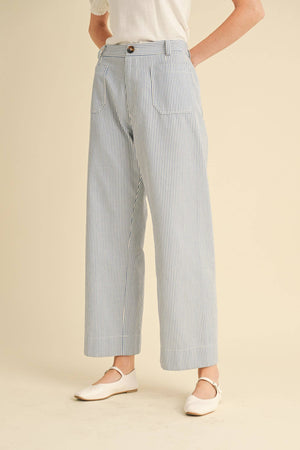 Striped Wide Leg Pants