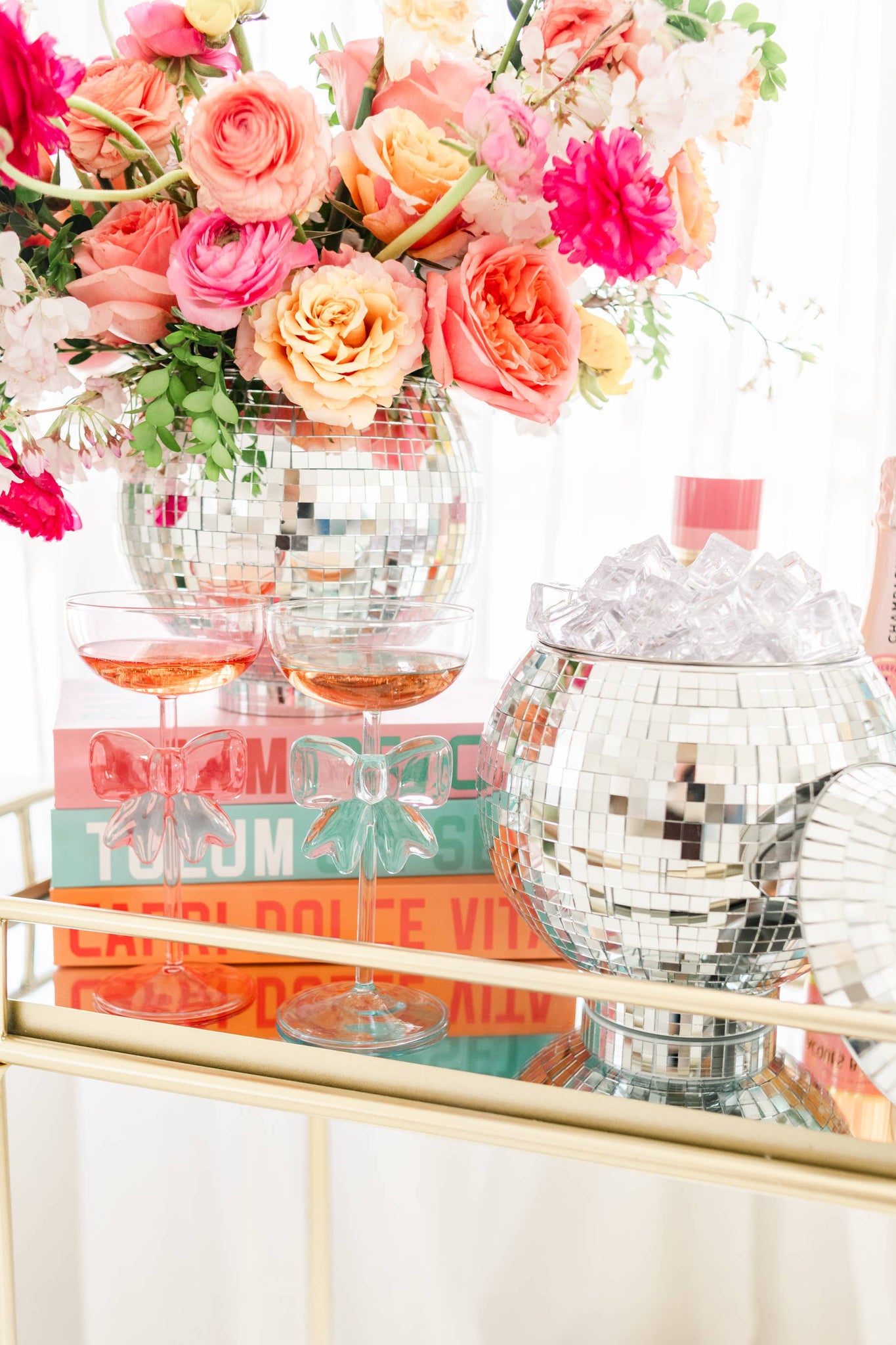 Disco Ball Ice Bucket/Vase