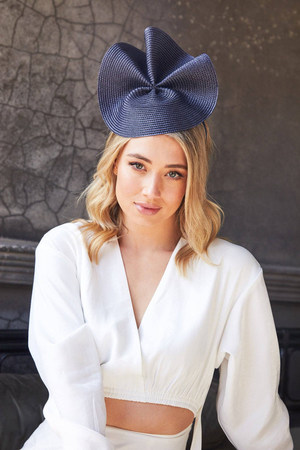 Morgan & Taylor - Zaria Fascinator in Navy