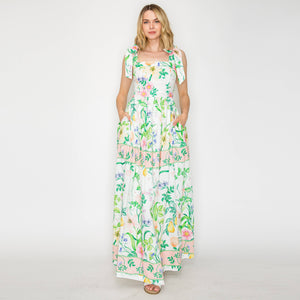 Romantic Garden Maxi Dress