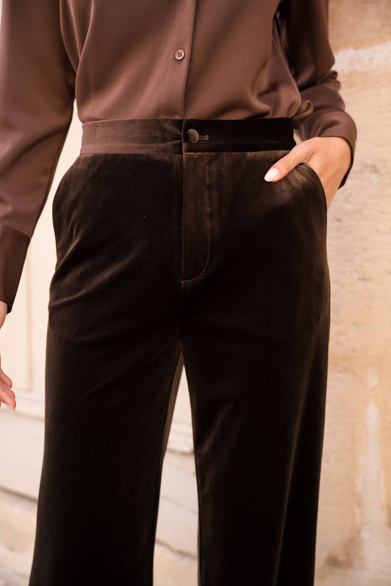 Straight Cut Velvet Pants – Miss Scarlett Boutique