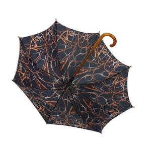 AWST Intl - Lila Linear Horses Umbrella