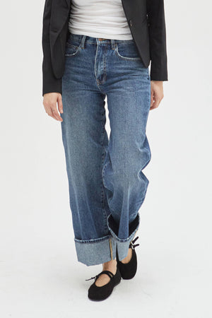 Parker Cuffed Wide Leg Slouchy Jean