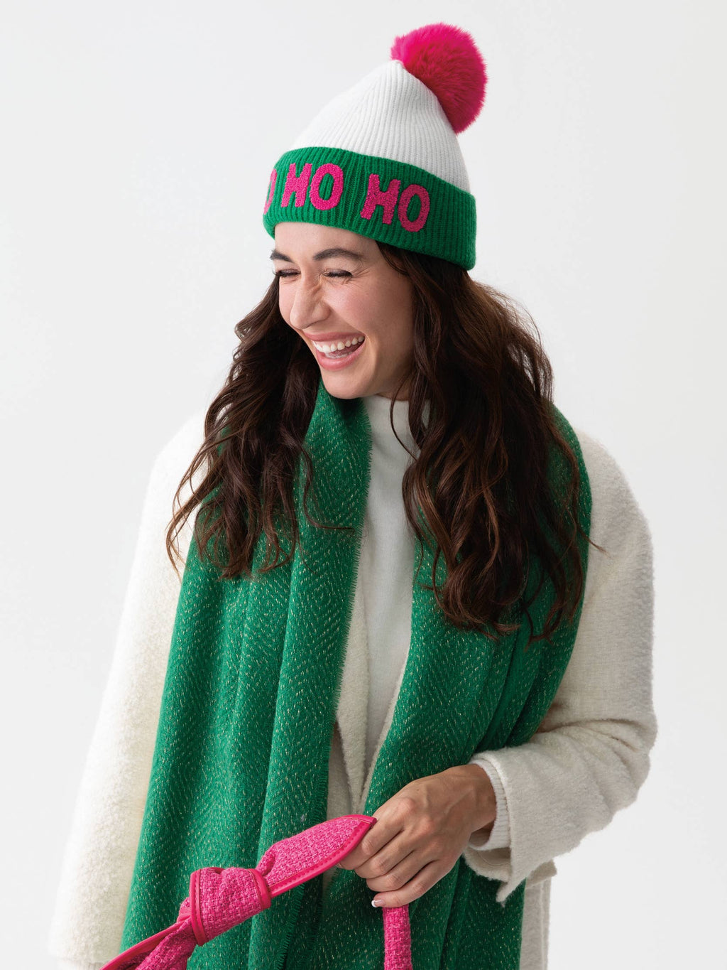Ho Ho Ho Beanie Green
