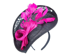 Sinamay & Lace Fascinator