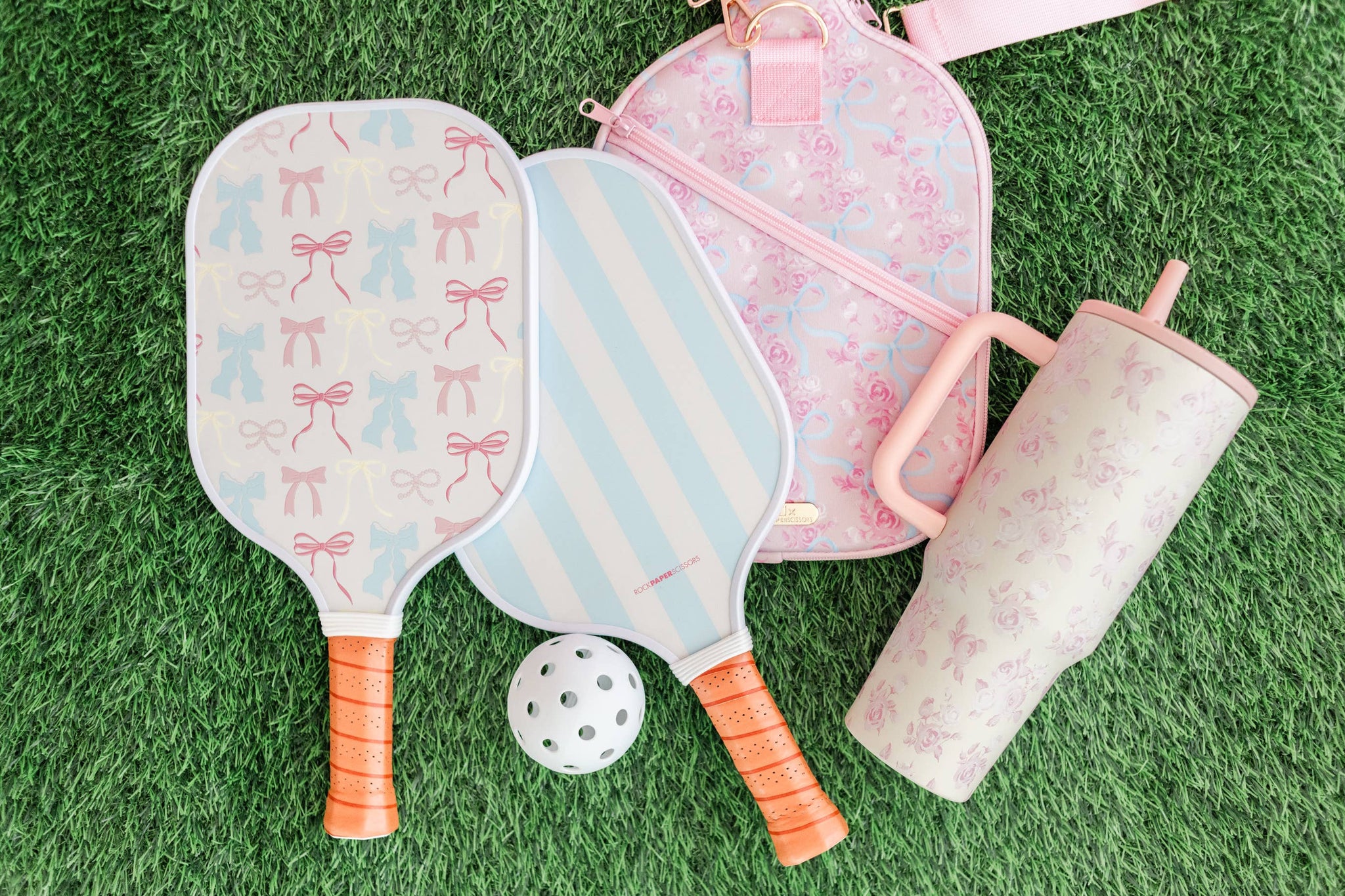 Pink Floral 40oz Tumbler with Spill Proof Lid and Flip Straw