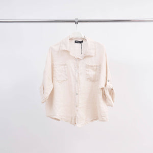 White Linen Shirt
