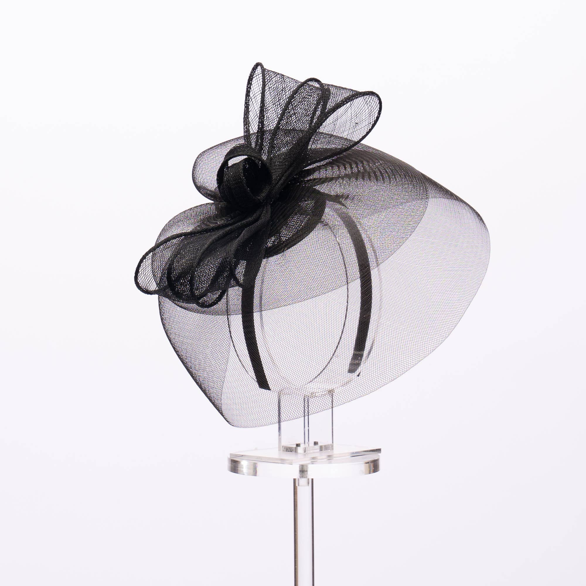 Sinamay/Crinoline Bow Fascinator