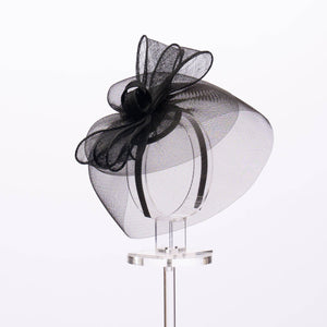 Sinamay/Crinoline Bow Fascinator
