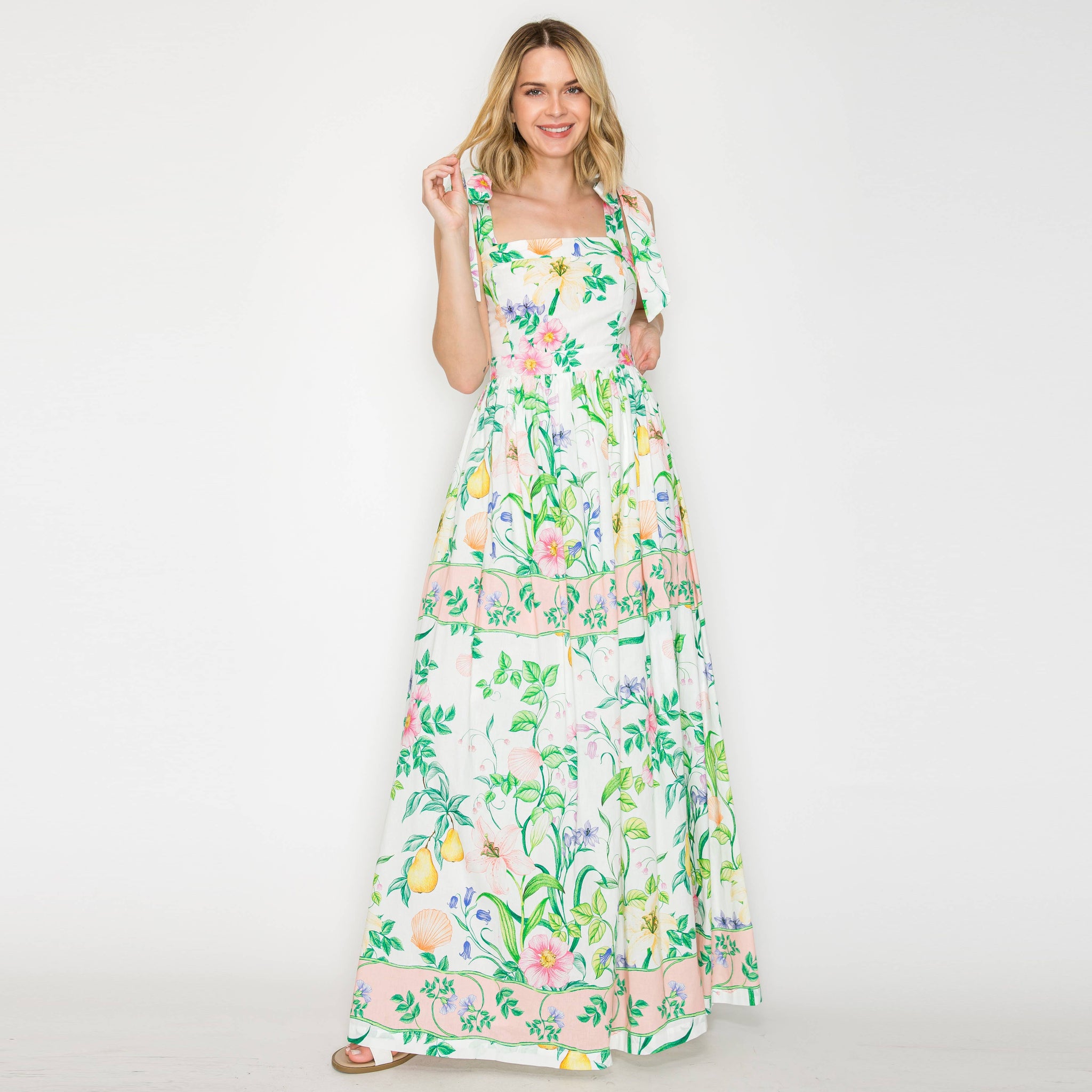 Romantic Garden Maxi Dress