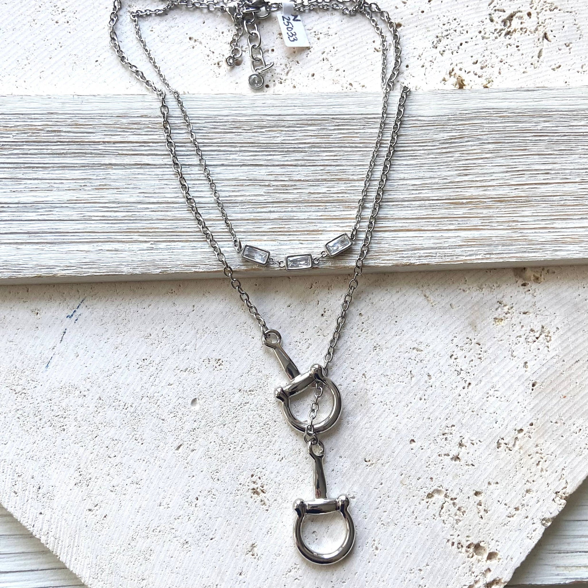 Horse Bit Stirrup Necklace