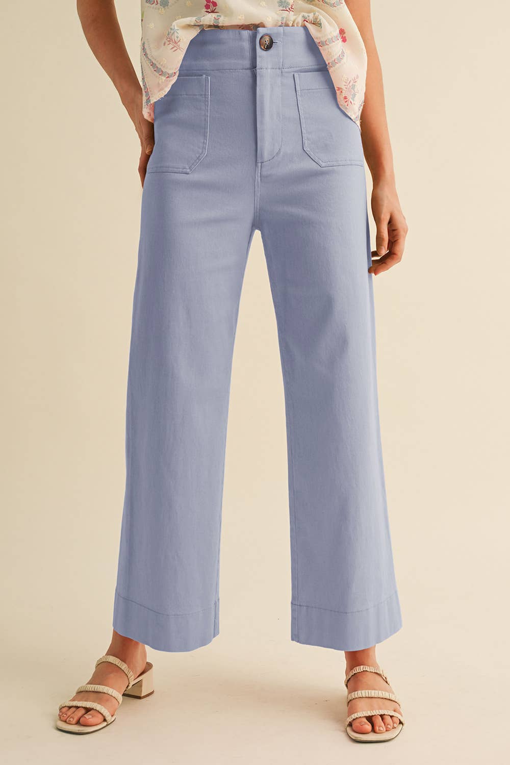 Corn Flower High Waisted Pants