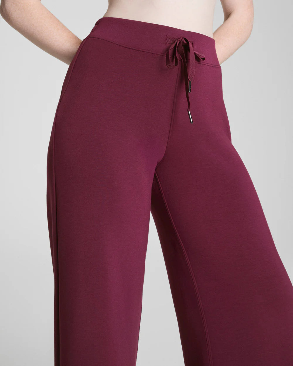 SPANX AirEssentials® Wide Leg Pant Plum Berry