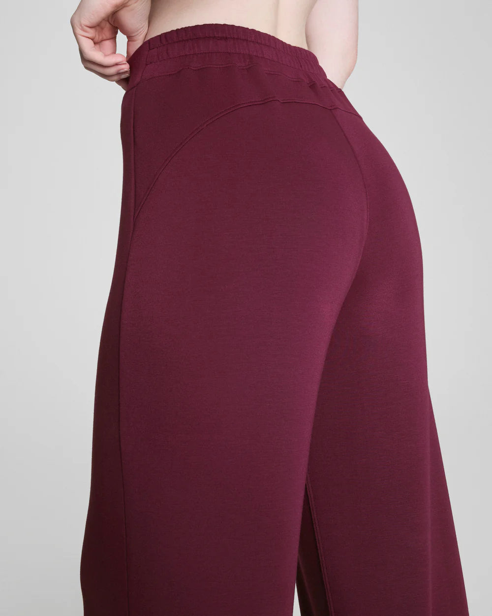 SPANX AirEssentials® Wide Leg Pant Plum Berry