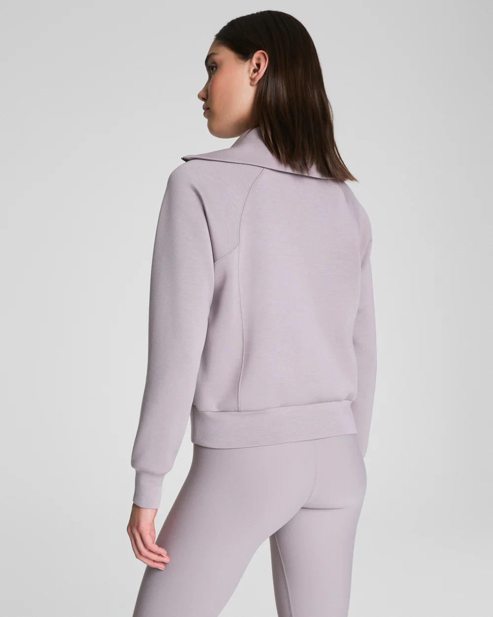 SPANX AirEssentials® Half Zip Coastal Fog